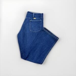 Vintage Rustler Jeans Men’s 38 x 30 USA Made Bootcut Heavy Denim Western Talon